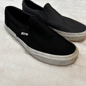 Vans Men's Black Slip-On Shoes